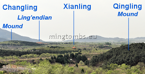 Arial view of Xianling