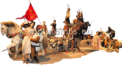 Mongols capture the imperial concubines