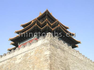 Corner tower of The Forbidden City