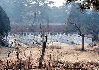 The marble bridge behind the sacrificial section