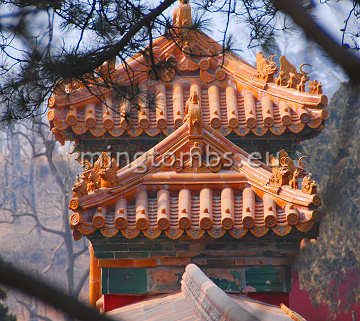 A detail from Qingling triple gate