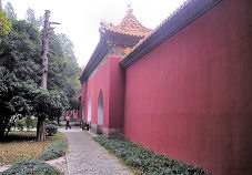 Walled courtyard