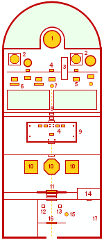 Tian Yi tomb layout